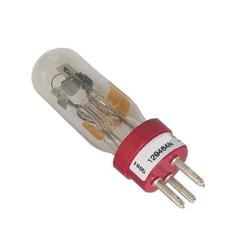 Drop Dead Authentic Flame Detector Assembly C7035A1064 Replacement Part with clear glass and red base for industrial use.