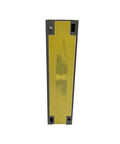 Rugged Heavy Duty DC 1P MCCB Circuit Breaker Rated At 400 Amps For Rooftop Solar And RV Batteries And Smart Auto Shutoff Switch front view showing casing and contact area.