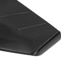 Close-up view of black ABS plastic Outboard Hydrofoil Stabilizer Fins for Engines, showing durability and construction.