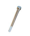 Pack Of Three 1/4-20 By 3-1/4 Inch Ti-6Al-4V Titanium Socket Head Cap Screws Grade 5 Heavy Duty Bolts shown from the side.