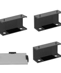 Heavy Duty Under Desk Laptop Mount Holder Screw Clamp Design Zeroes Desk Clutter Quick Install with adjustable viewing angle.