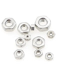 Go-To 304 Stainless Steel Hex Nuts Set Metric M1 To M3.5 Coarse Thread Assortment for Screws and Bolts on display