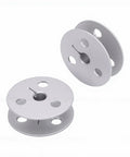 Top Shelf 4 Hole Aluminum Bobbin For Industrial Sewing Machine Direct Replacement For Durkopp 1767 767 867 887, gray CNC machined.