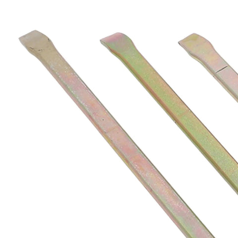 Metal rods from 7 Piece Auto Body Repair Kit For Dents And Dings, Dent Repair Rods And Trim Removal Pry Bar, Hail Damage Fix For Cars And Trucks