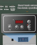 Smart touch screen control panel of Heavy Duty Commercial Electric Food Dehydrator With Rotating Stainless Steel Rack And Precision Heat Control.