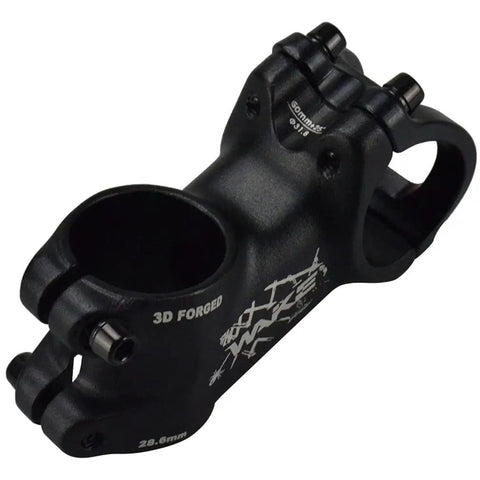 Dope 31.8mm Mountain Bike Stem 60mm Length 25 Degree Rise Aluminum Alloy Black Short Handlebar Stem for Mountain Road BMX Fixie DH