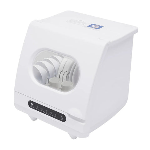 Pretty Sweet Compact Countertop Dishwasher Featuring 1200W Power Plus Twelve 360 Degree Spin Jets That Scrub Your Mess Straight Up Fast Ideal For Apartments Rvs And Busy Households, white, space-saving, countertop design.