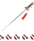 Scalable Tai Chi Training Sword Kit With Storage Pouch And Instructional Videos, 35.4 Inch Extendable Blade, ABS Handle