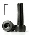 Top Shelf 5/16 X 1 Inch Socket Head Cap Screws 20 Pack Black Oxide 304 Stainless Steel Bolts with hex tool.