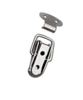 8 Piece Stainless Steel Toggle Hasp Latch Lock Set For Cabinets Boxes Bags And Wooden Chests Beefy Heavy Duty Iron Spring Duckbill Latch