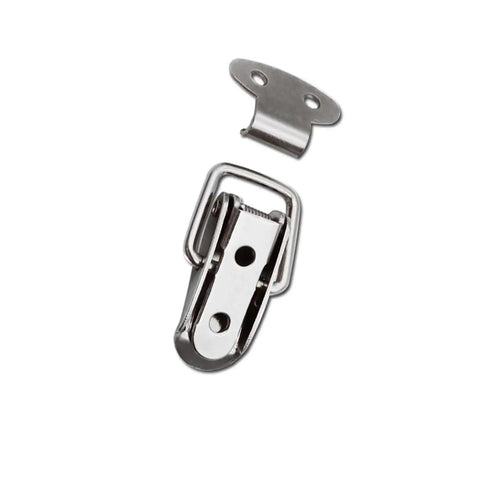 8 Piece Stainless Steel Toggle Hasp Latch Lock Set For Cabinets Boxes Bags And Wooden Chests Beefy Heavy Duty Iron Spring Duckbill Latch