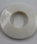 White disk component from Gy6 Variator Kit With 8.5 Gram Rollers For 50cc And 80cc 139QMB 147QMD Engines, CVT Front Clutch Drive Wheel Assembly