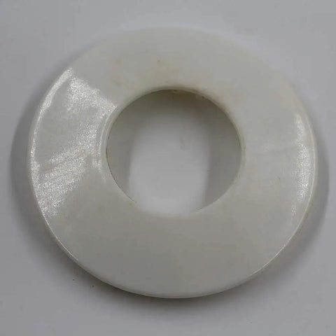 White disk component from Gy6 Variator Kit With 8.5 Gram Rollers For 50cc And 80cc 139QMB 147QMD Engines, CVT Front Clutch Drive Wheel Assembly