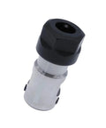Super Solid 1 Pc Motor Shaft Holder Spindle And Extension Rod For Milling Machines and Lathes Fits 5 To 10 Mm Sizes showing metal and black plastic details.