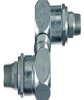 High Pressure Universal Swivel Fitting For Lubrication Systems, Silver 83594, metal swivel connector with threaded ends
