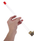 Water Level Gauge For Cisterns And Fire Protection Pools With High Accuracy Detection And Continuous Monitoring High Temperature Resistant Built Tough From Plastic And Copper For Industrial Processes And Tanks, clear tube with brass fitting