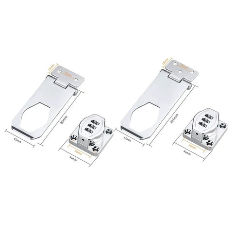 Rugged Three Digit Cabinet Lock With Mechanical Dial Cam for office or home security, showcasing iron zinc alloy body.