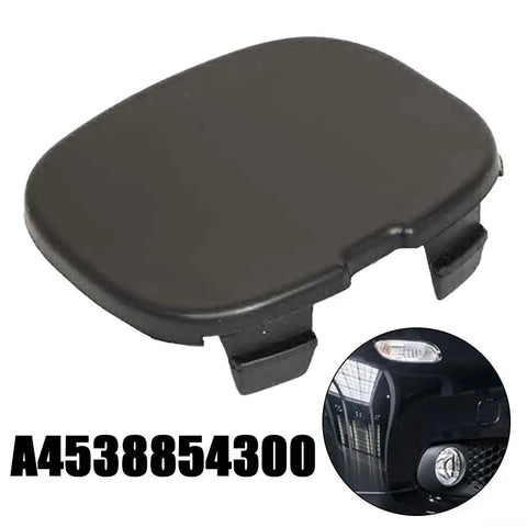Direct Fit Front Bumper Tow Hook Eye For Smart Fortwo 453 2016 2018 OEM A4538854300 Replacement Black Plastic Durable Tow Hook Assembly For Easy Refit, Precise OEM Replacement, No Modifications.