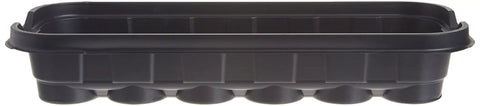 All In One Seed Starter Windowsill Greenhouse Kit with watertight plastic base tray for easy home seed starting.