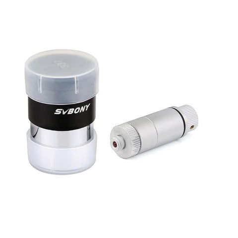 Illuminated Reticle Eyepiece 1.25 Inch With Red LED Crosshair 12.5mm Plossl Dual Line For Measuring Double Stars Planets And Lunar Craters
