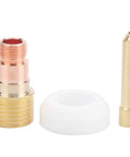 Pro Grade Ceramic TIG Cup Kit With Alumina For 0.1 Inch Torch Cups WP 17 18 26 1.6 Air Cooled TIG Welding Accessories