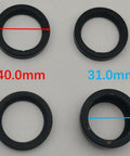 Replacement Washer Bearing and Seal Kit for Maytag Whirlpool Kenmore Dryer includes 40mm and 31mm rubber gaskets for repairs.