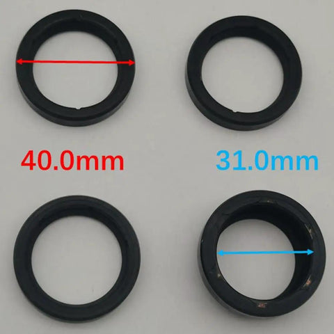 Replacement Washer Bearing and Seal Kit for Maytag Whirlpool Kenmore Dryer includes 40mm and 31mm rubber gaskets for repairs.