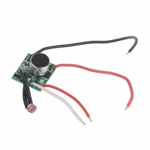 Sound Activated Light Sensor Module Pack Of 5, Solar Powered Auto Light Switch, DC 3V To 30V, Sound Control With Photoresistor