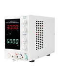 Rock Solid Linear DC Power Supply With Low Ripple For Clean Pure DC Output To Electrical Gear Includes Overvoltage Overcurrent Short Circuit And Overheat Protection Ventilated Case With Heat Dissipation Holes For Reliable Load Power, front view
