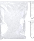 BKMAMLAB 2ml microcentrifuge tubes, 100-pack EO-sterilized plastic vials with caps in a clear bag