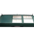 CamKiosk Food Service Cart With Four Food Pan Wells Black Base And Granite Gray Door Built To Last No Fuss Durable Polyethylene