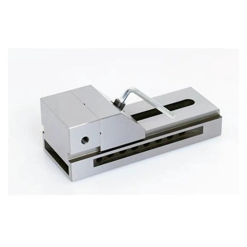 Beefy 4 Inch Precision Vise For Milling Machines With Quick Adjust Jaw Width Universal Clamp Tool Accessory For Grinding