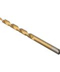 Top Tier HSS Step Drill Bit With Round Shank For Pocket Hole Jigs Golden 175mm woodworking drill bit, 9.5mm guide fit