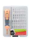 Pocket Size 33 In 1 Precision Screwdriver Set With Magnetic Bits And Storage Case