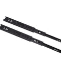 10 Inch Heavy Duty Cabinet Drawer Slide Full Extension 100 Lbs Ball Bearing Side Mount With Dual Industrial Ball Bearings And Electrophoretic Black Finish For Kitchen Cabinets And Workshops, shown pair