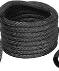 Coiled Power Stretch Off Road Recovery Rope, Heavy Duty Auto Accessory For Fast Safe Truck Recovery, Seven Eighths Inch By Twenty Feet