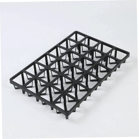 Five Pack Nursery Pot Brackets For Growing Trays Plant Holders For Flowers And Vegetables In Greenhouse And Garden Use Heat Mat Safe Plastic Rack For Easy Transport And Stable Seedling Start