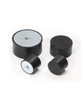 Heavy Duty Rubber Shock Absorber And Damper Mount Isolator Equipped With Side Female Threads Built Like A Badass Crash Pad Bobbin That Knocks Out Stubborn Vibration For Smoother Auto Marine Cruising At M16 100X50mm, showcasing various sizes of rubber damper mounts.