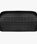 Tesla Model Y 2021 Refresh Frunk Liner Hecka Tough TPE Rubber Cargo Floor Mat top view with grid pattern.
