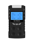 Four Gas Portable Gas Detector With LCD Display Pro Grade Rechargeable Battery H2S CO O2 EX Alarm Sniffer
