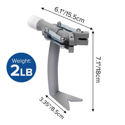 Corner Bead Tool For Drywall Installation Iron Corner Clincher Fixture And Crimper with Angled Clamp, 6.1-inch, 2lb