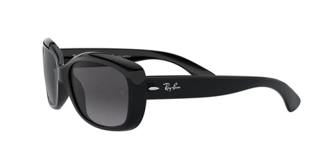 Dope Jackie Ohh Butterfly Sunglasses For Women, Black Frames With Polarized Light Grey Gradient Lenses, 58mm, Medium Fit