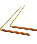 Top Rated Copper And Brass Dowsing Rods With Free Gliding Handles That Hit Different For Spirit Questing Water Divining, gold finding.