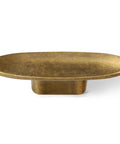 Close-up of 12 Pack 3 Inch Large Oval Antique Brass Cabinet Drawer Pulls For Dresser Cupboard Wardrobe With Single Hole Mount Retro Bar Handle Vintage Bronze Hardware