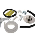 Awesome All-In-One Dryer Maintenance Repair Kit For Electric Homes Including Rear Bearing Drive Belt Pulley And Seal Felts To Fix Lethargic Machines Quick And Easy, featuring various essential parts.