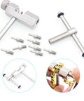 8 Piece Bike Chain Breaker Replacement Pins And Thimbles Set For Effortless Chain Repair And Maintenance Tools For Cyclists