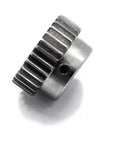 0.7 Module 27T Carbon Steel Spur Gear With 20.3mm Diameter And 5mm Bore Straight Teeth Step 0.7M Pinion Gear Close-up
