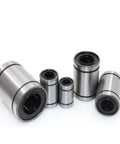 Pro Grade CNC Linear Bearing Kit LM3UU To LM20UU Bushing Set For 3D Printers And CNC Projects, aluminum housings