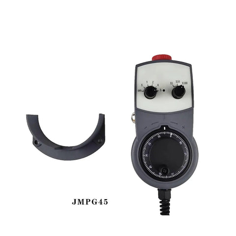 Electronic Handwheel Motion Control System With 5V Power For Smooth Hands On Control Supporting 4 To 6 Axis CNC Machines Emergency Stop Button.