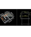 Diagram of Soft Close Cabinet Hinges For Glass Doors And Bathroom Use Stainless Steel 304 Wall Mounted Shower Hinge with dimensions.